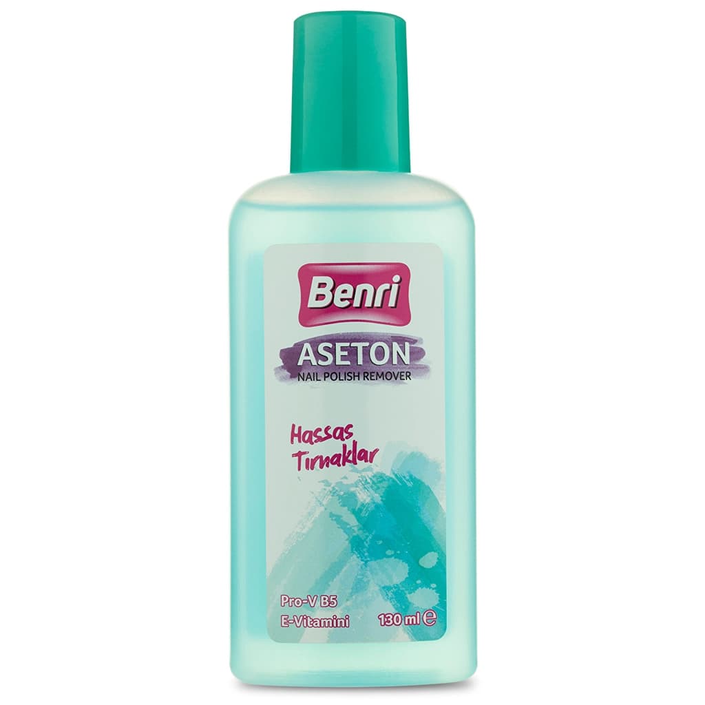 Benri Hassas Tırnaklar İçin Aseton 130 ml