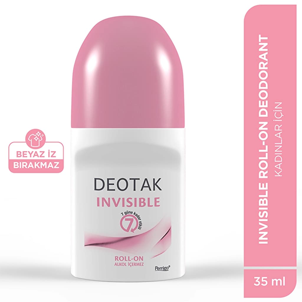Deotak Kadın Deodorant Roll-On Invisible 35 ml