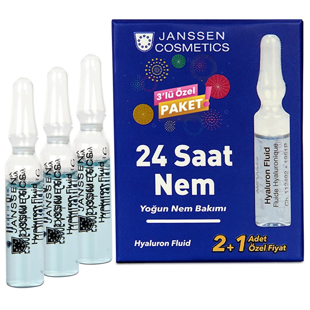 Janssen Cosmetics Yüksek Nem Sağlamaya Yardımcı Ampul 3'lü