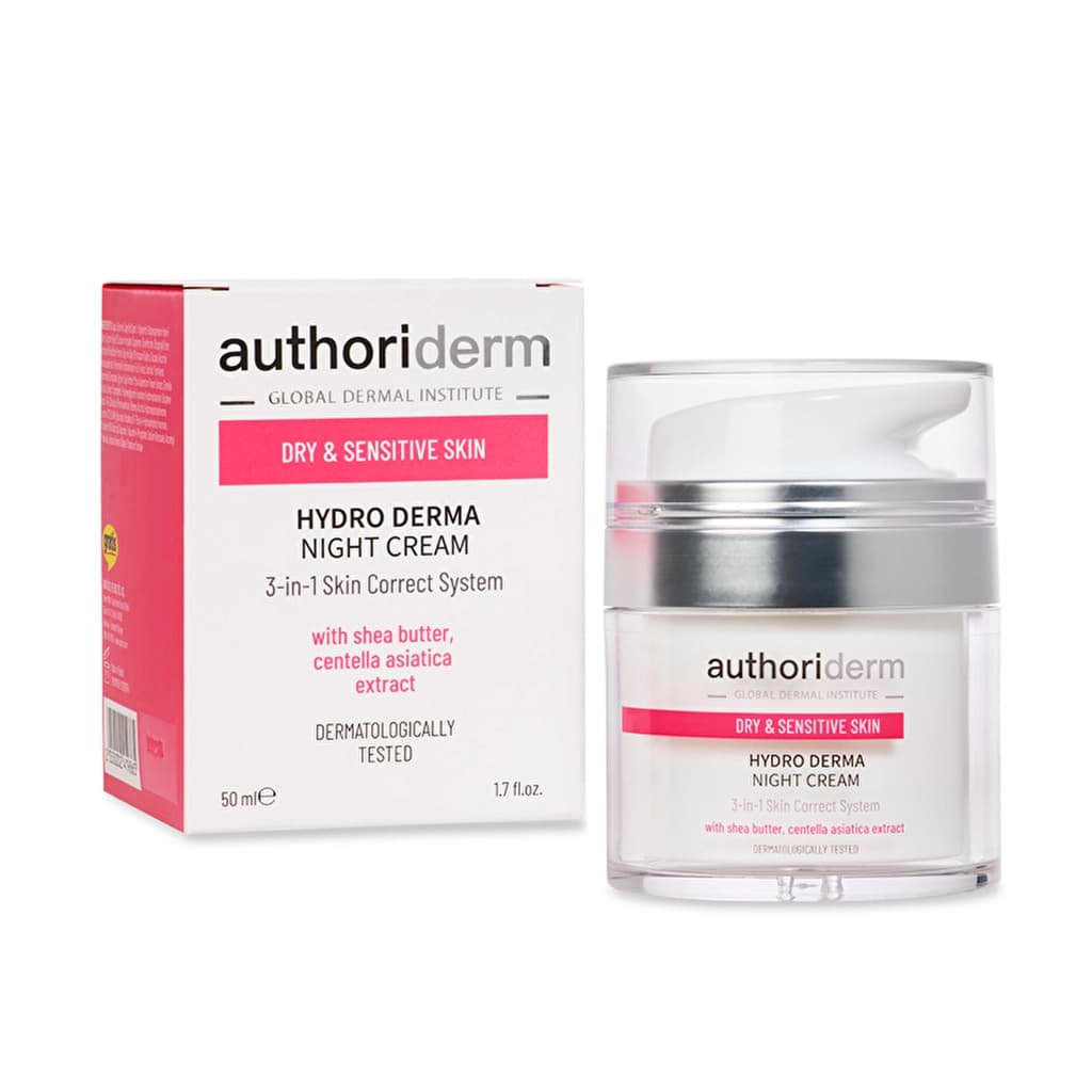 Authoriderm Kuru & Hassas Ciltler İçin Gece Kremi 50 ml
