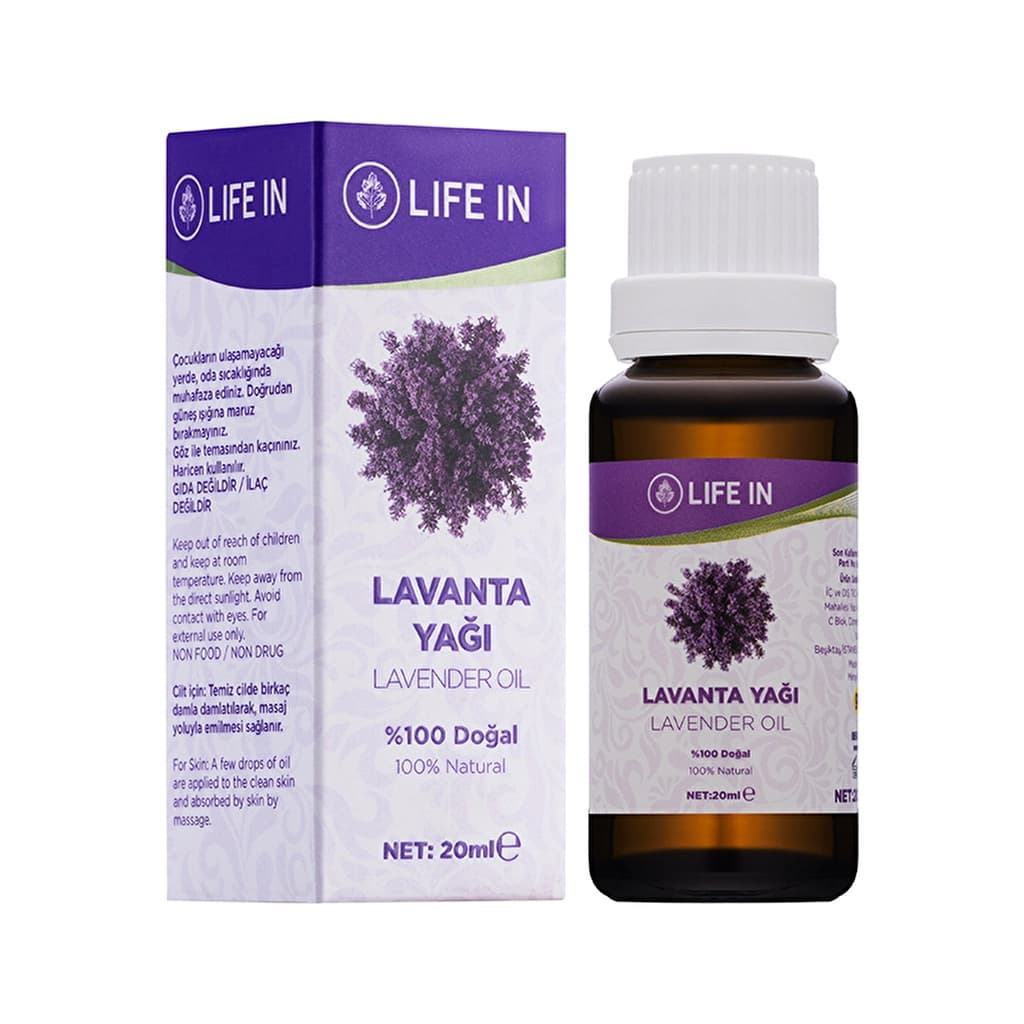 Life In Lavanta Yağı 20 ml