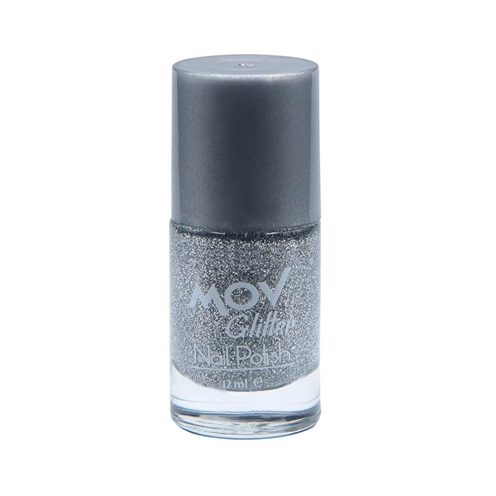 Mov Glitter Oje No:02