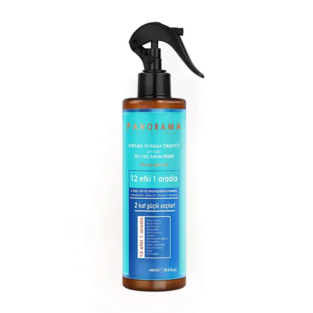 Panorama Professional Kırılma ve Hasar Önleyici Çift Fazlı Sıvı Saç Bakım Kremi 400 ml