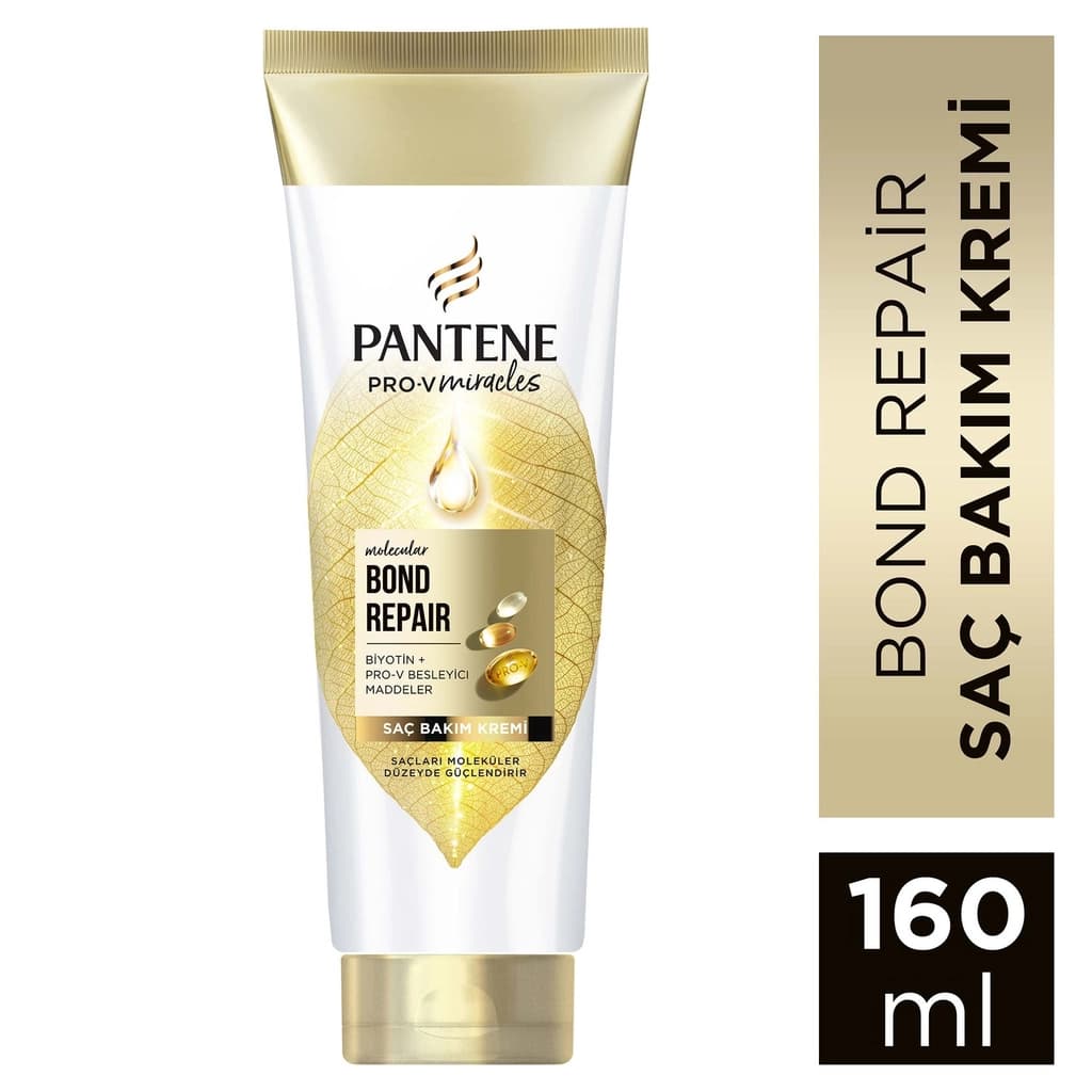 Pantene Pro-V Miracles Molecular Bond Repair Saç Bakım Kremi Yıpranmış Saçlar İçin 160 ml