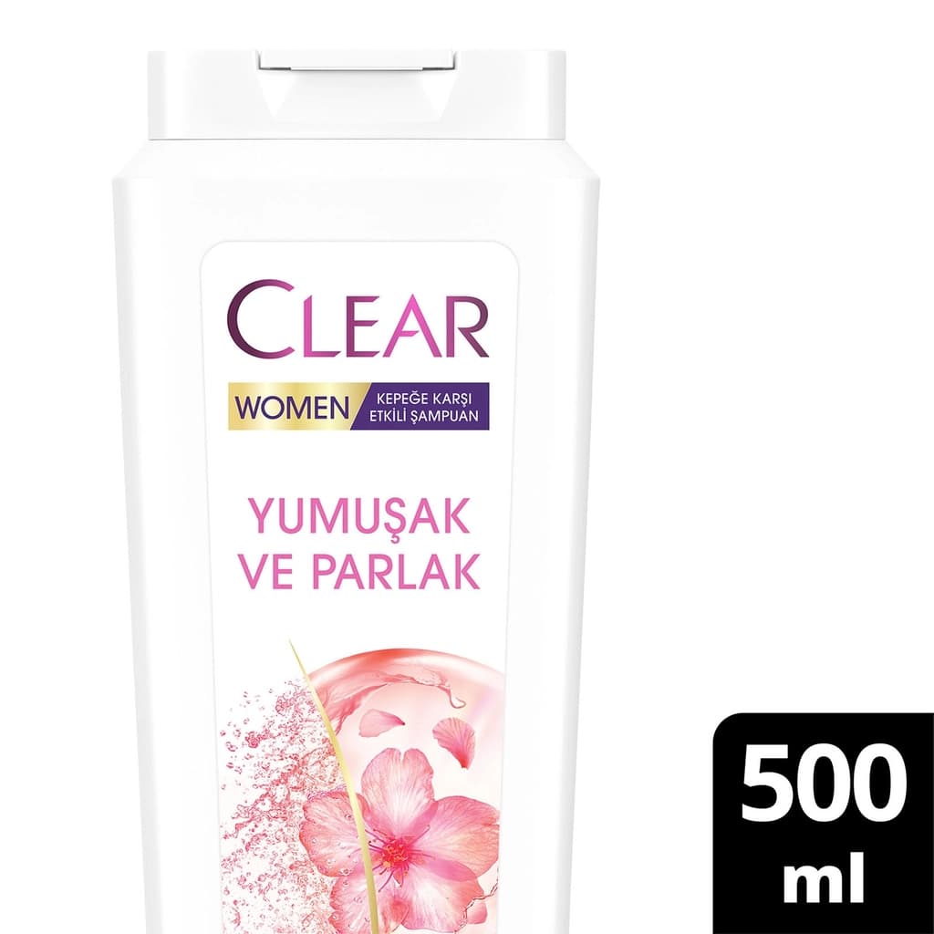 Clear Women Kepeğe Karşı Şampuan Yumuşak Parlak 500 ml