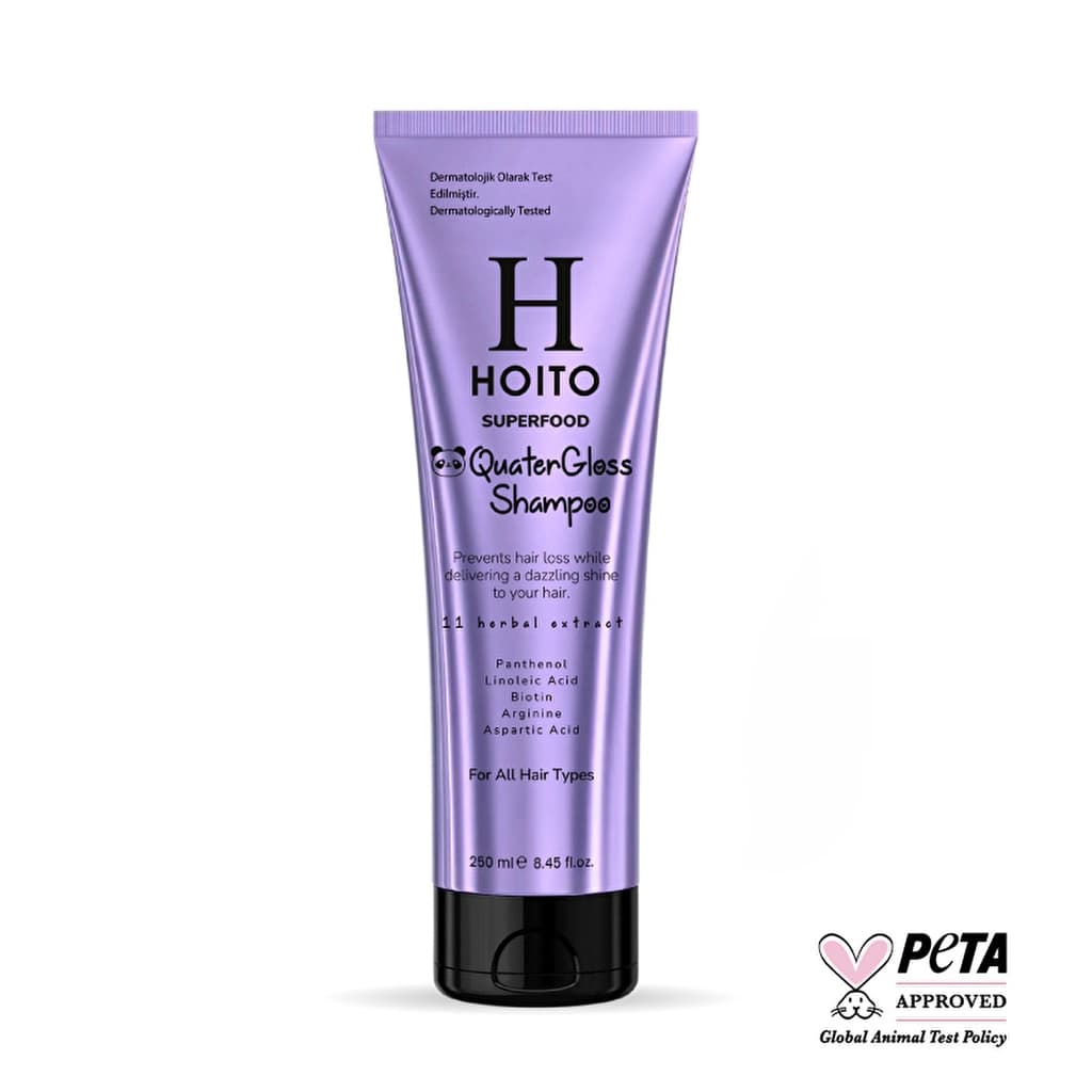 Hoito Superfood Dökülme Karşıtı Yoğun Parlaklık ve Hızlı Uzama Saç Bakım Şampuanı 250 ml