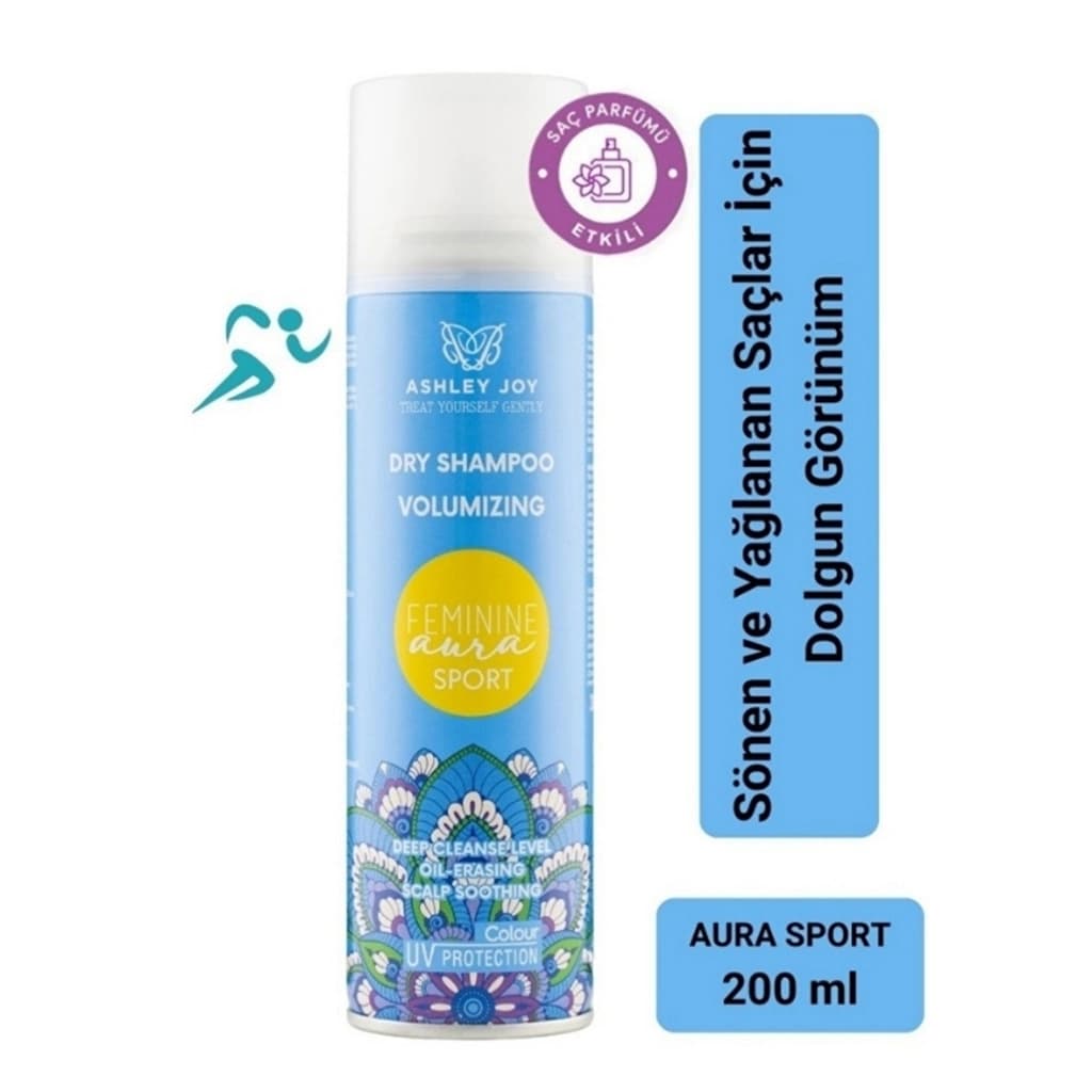 Ashley Joy Feminine Aura Sport Saç Parfümü Etkili Kuru Şampuan 200 ml