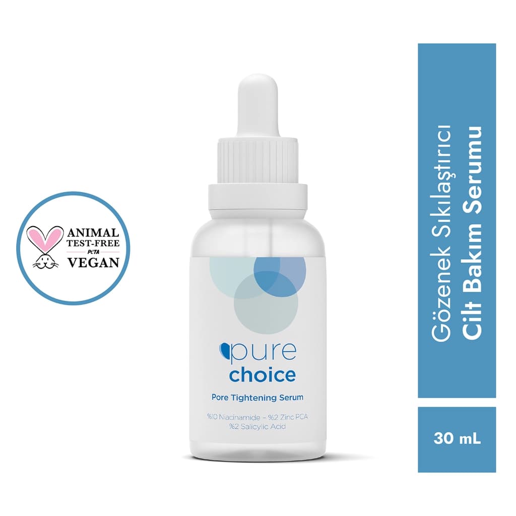 Pure Choice Gözenek Sıkılaştırıcı Yüz ve Cilt Bakım Serumu 30 ml