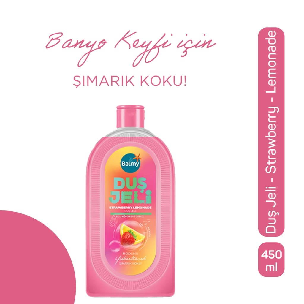 Balmy Duş Jeli Çilekli Limonata 450 ml