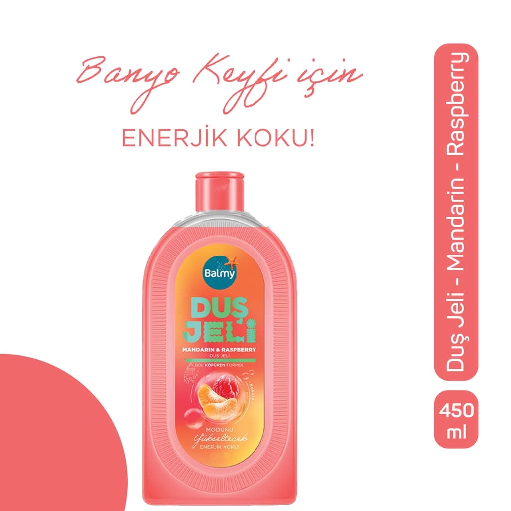 Balmy Duş Jeli Mandalina Ahududu 450 ml