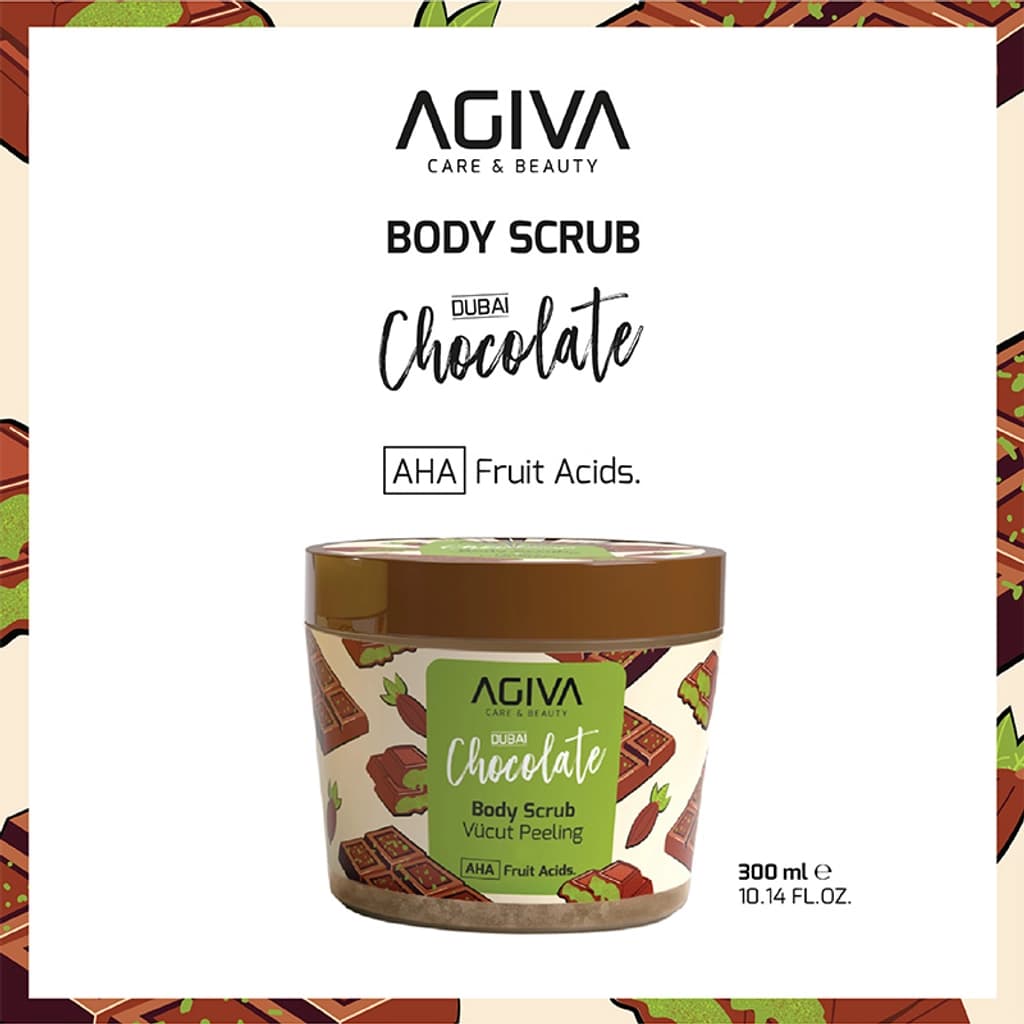 Agiva Care & Beauty Dubai Chocolate Vücut Peeling 300 ml