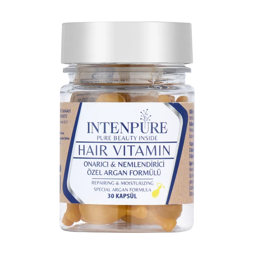 Intenpure Onarıcı ve Nemlendirici Saç Vitamini 30 Kapsül