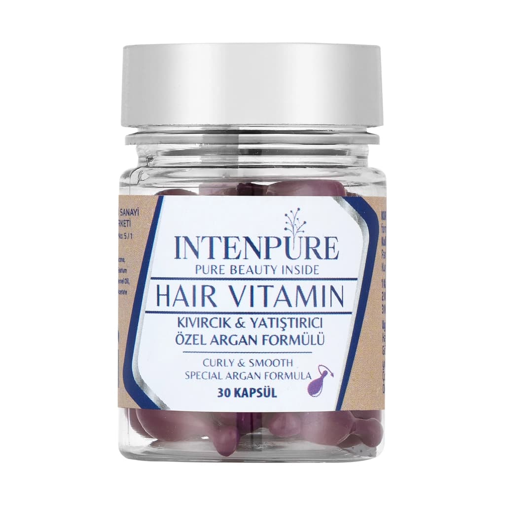 Intenpure Kabarık Saç Şekillendirici Saç Vitamini 30 Kapsül