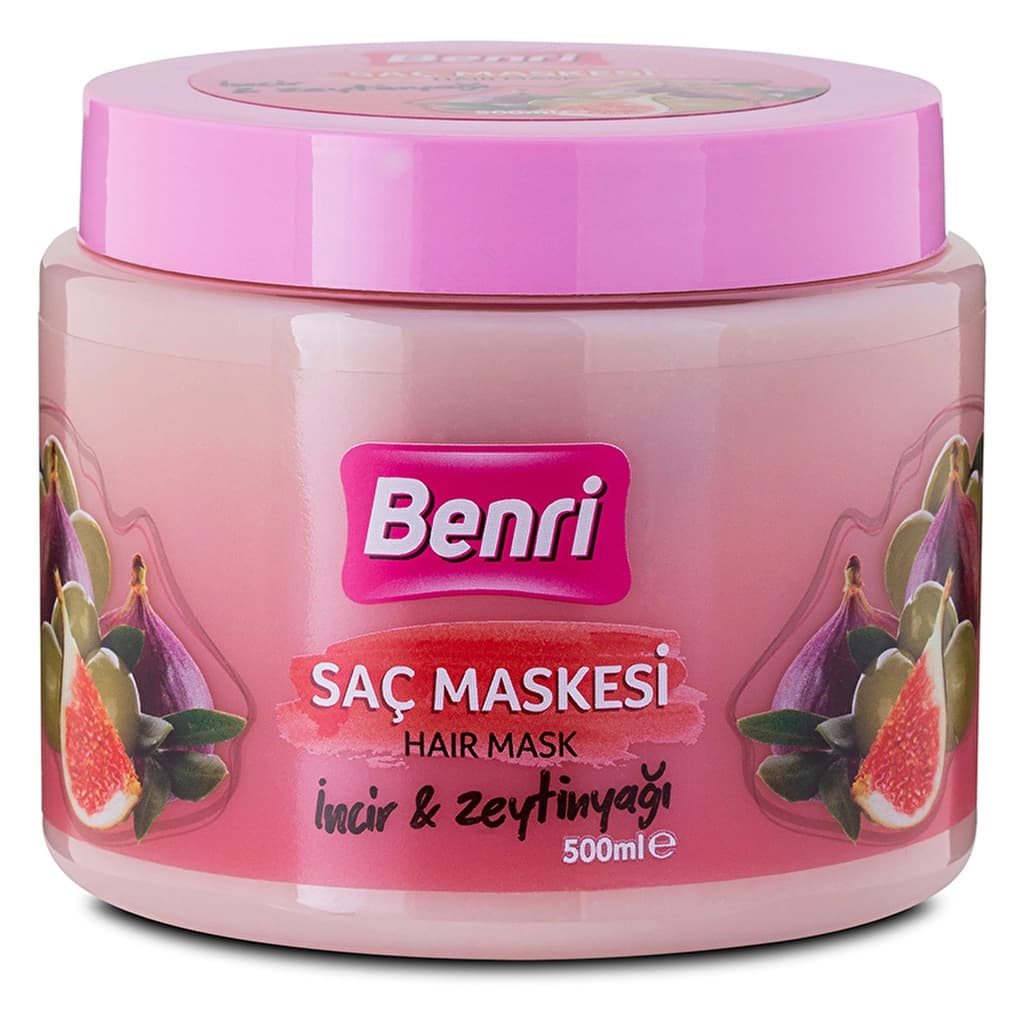 Benri Saç Maskesi İncir & Zeytinyağı 500 ml