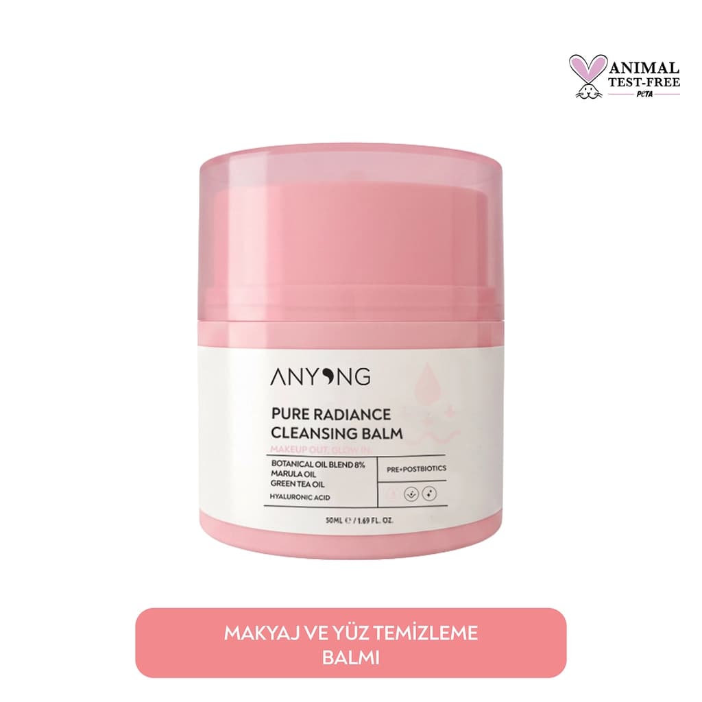 Anyong Saf Işıltı Makyaj ve Yüz Temizleme Balmı 50 ml