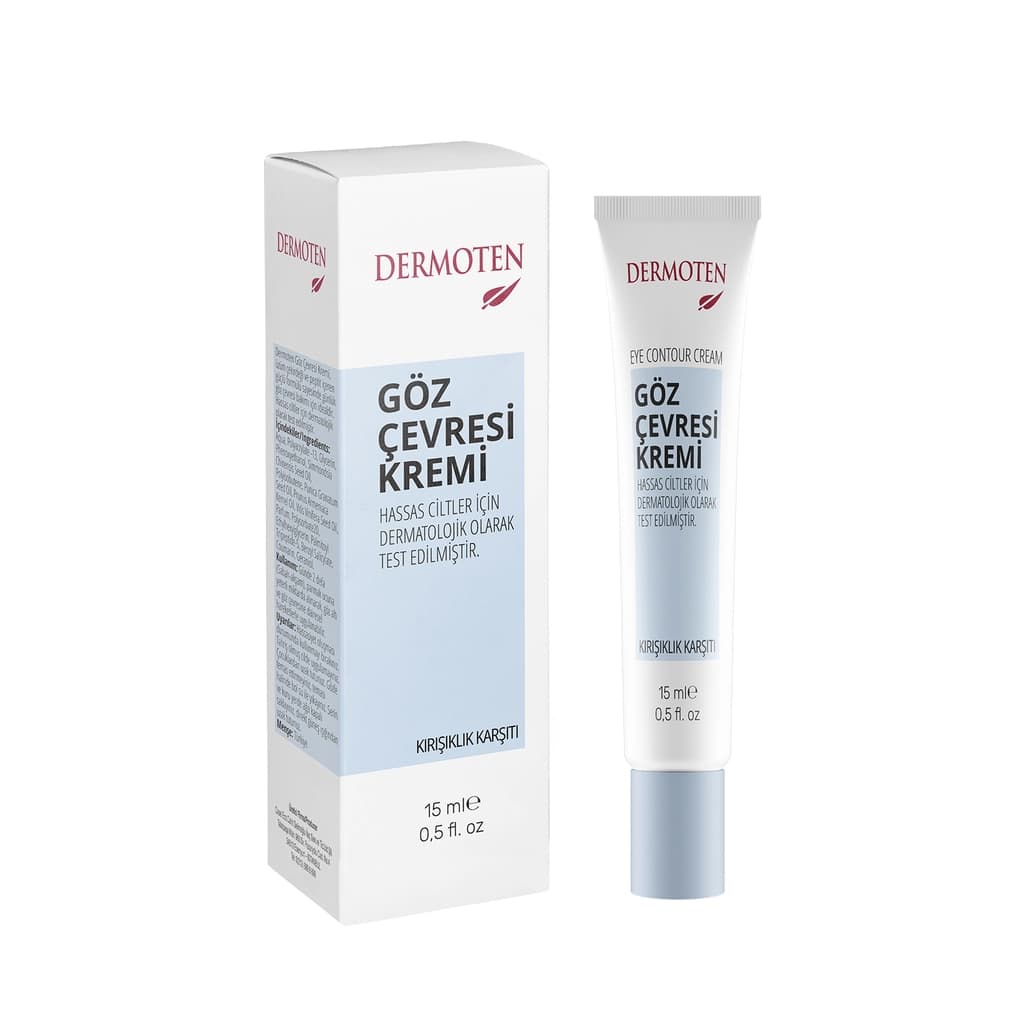 Dermoten Kırışıklık Karşıtı ve Aydınlatıcı Göz Çevresi Göz Altı Kremi 15 ml