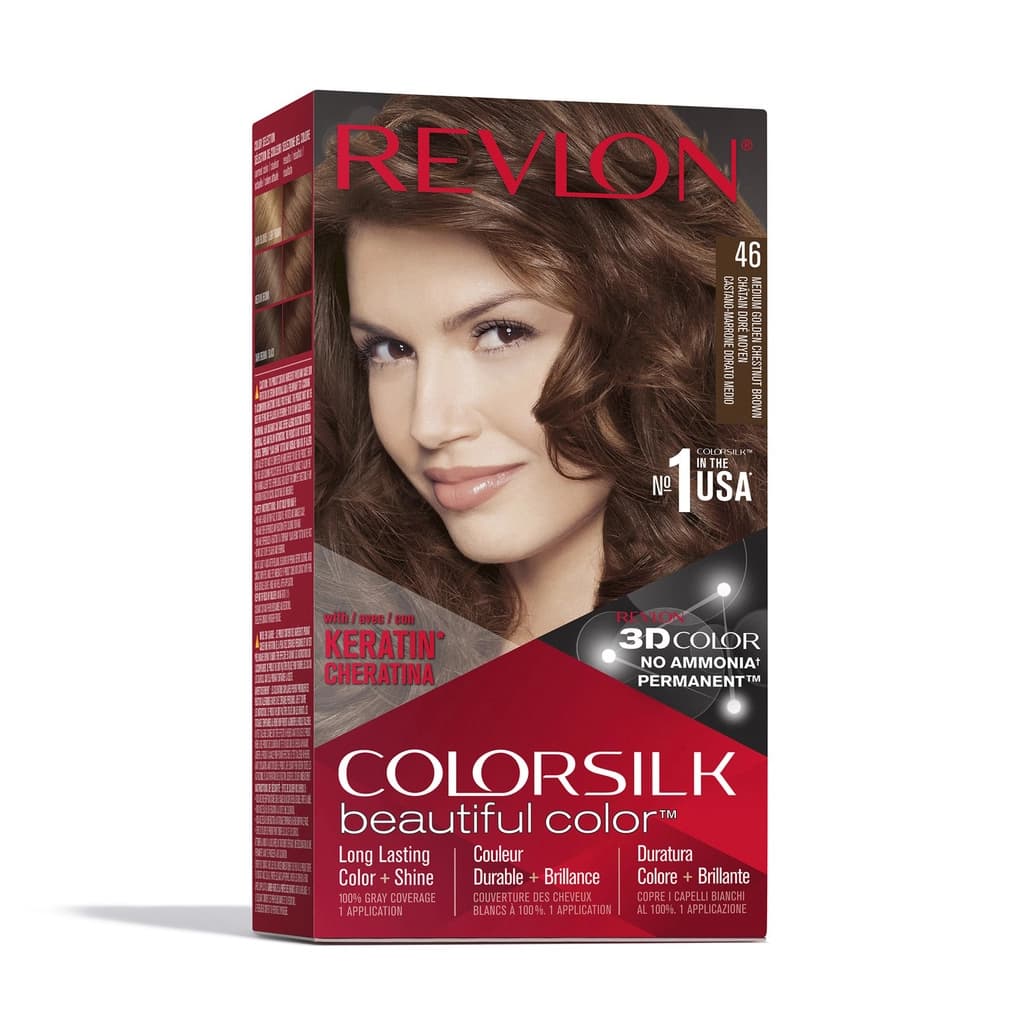 Revlon ColorSilk Beautiful Color Saç Boyası 46 Sıcak Kestane