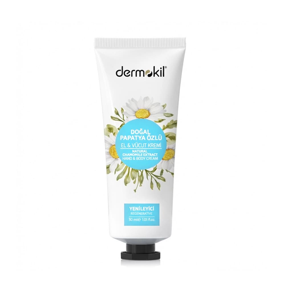 Dermokil Papatya Özlü El ve Vücut Kremi 30 ml