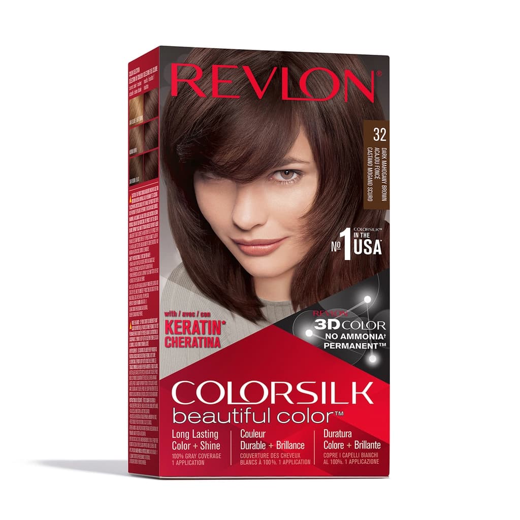Revlon ColorSilk Beautiful Color Saç Boyası 32 Koyu Maun Kahve