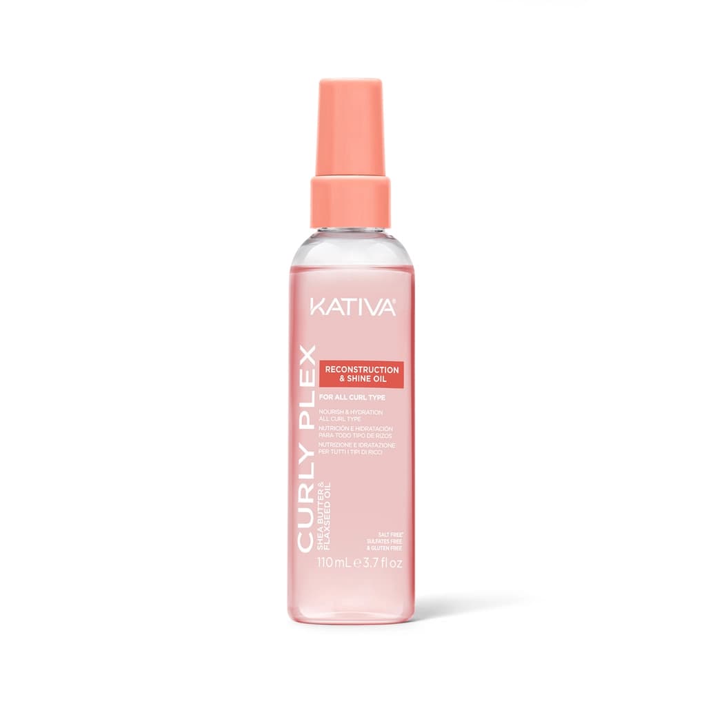 Kativa Curly Plex Bukle Onarıcı & Parlatıcı Kıvırcık Saç Bakım Yağı 110 ml