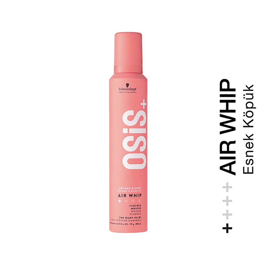Osis Air Whip Hacim ve Tutuş Veren Esnek Köpük 200 ml