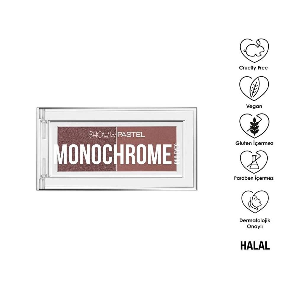 Show by Pastel Monochrome Duo Eyes İkili Far Paleti 30 Ember