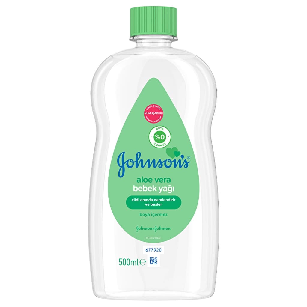 Johnson's Baby Aloe Vera Bebek Yağı 500 ml