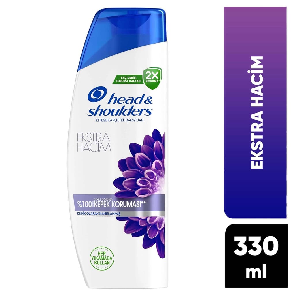 Head & Shoulders Ekstra Hacim Dolgunluk Kepeğe Karşı Etkili Şampuan 330 ml