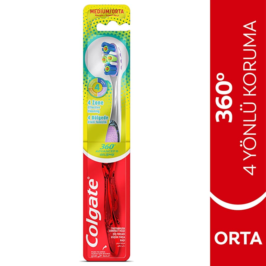 Colgate 360 Advanced Diş Fırçası (Orta)