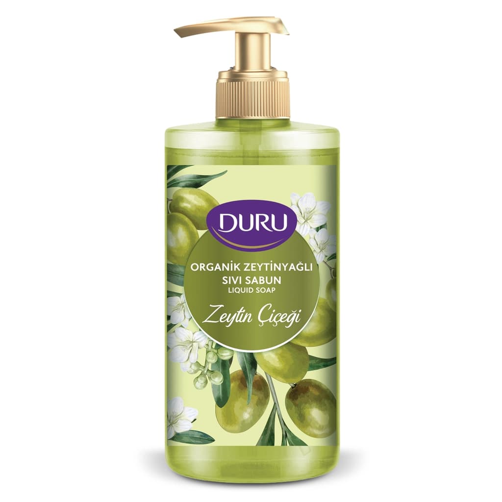 Duru Zeytin Çiçeği Organik Zeytinyağlı Sıvı Sabun 500 ml