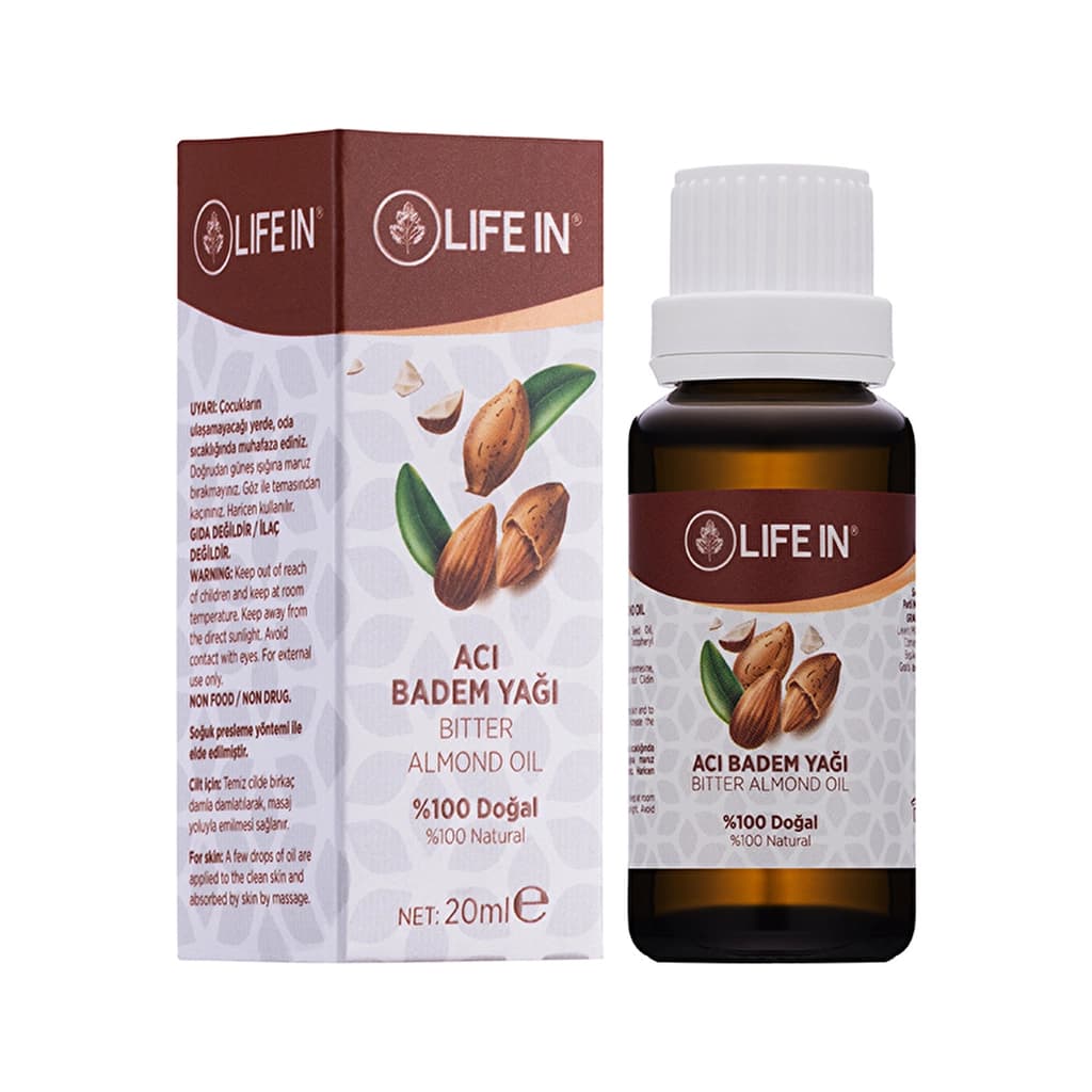 Life In Acı Badem Yağı 20 ml