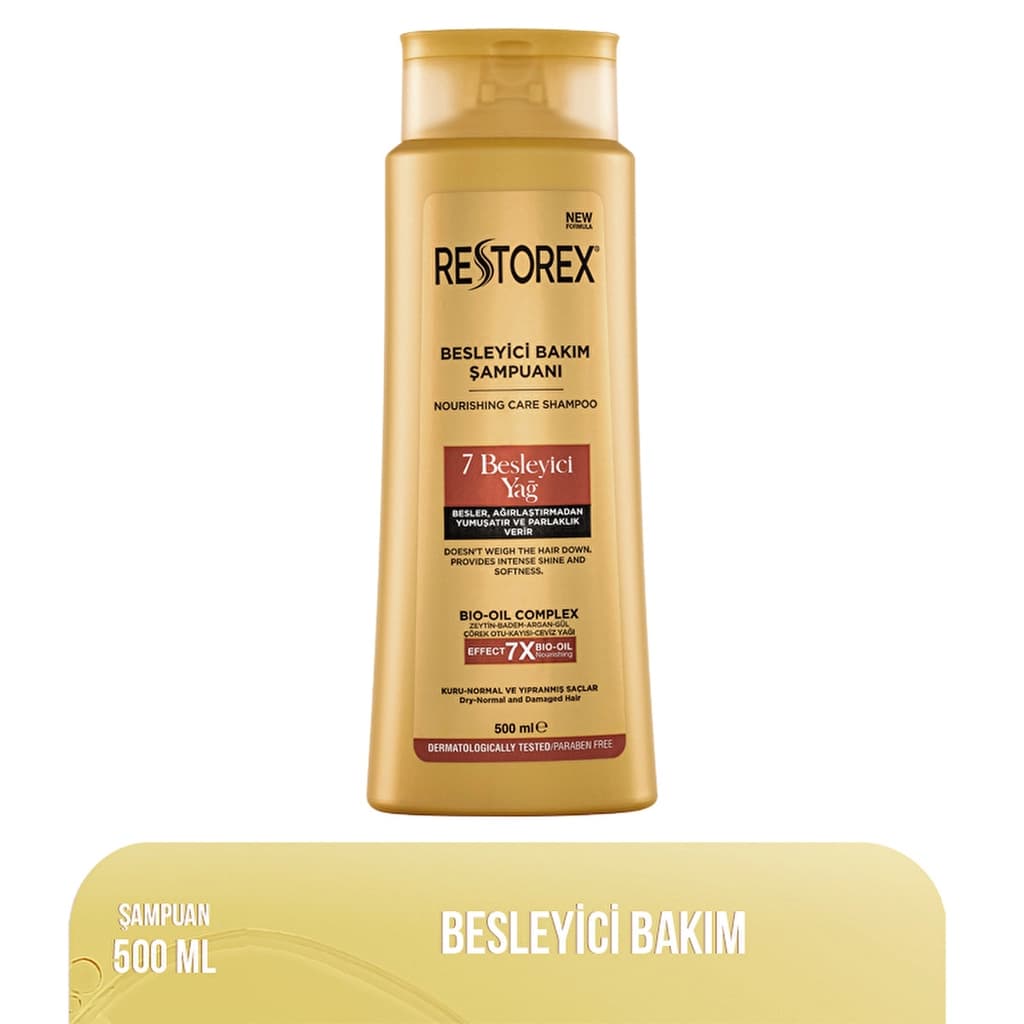 Restorex 7 Besleyici Yağ Besleyici Saç Bakım Şampuanı 500 ml
