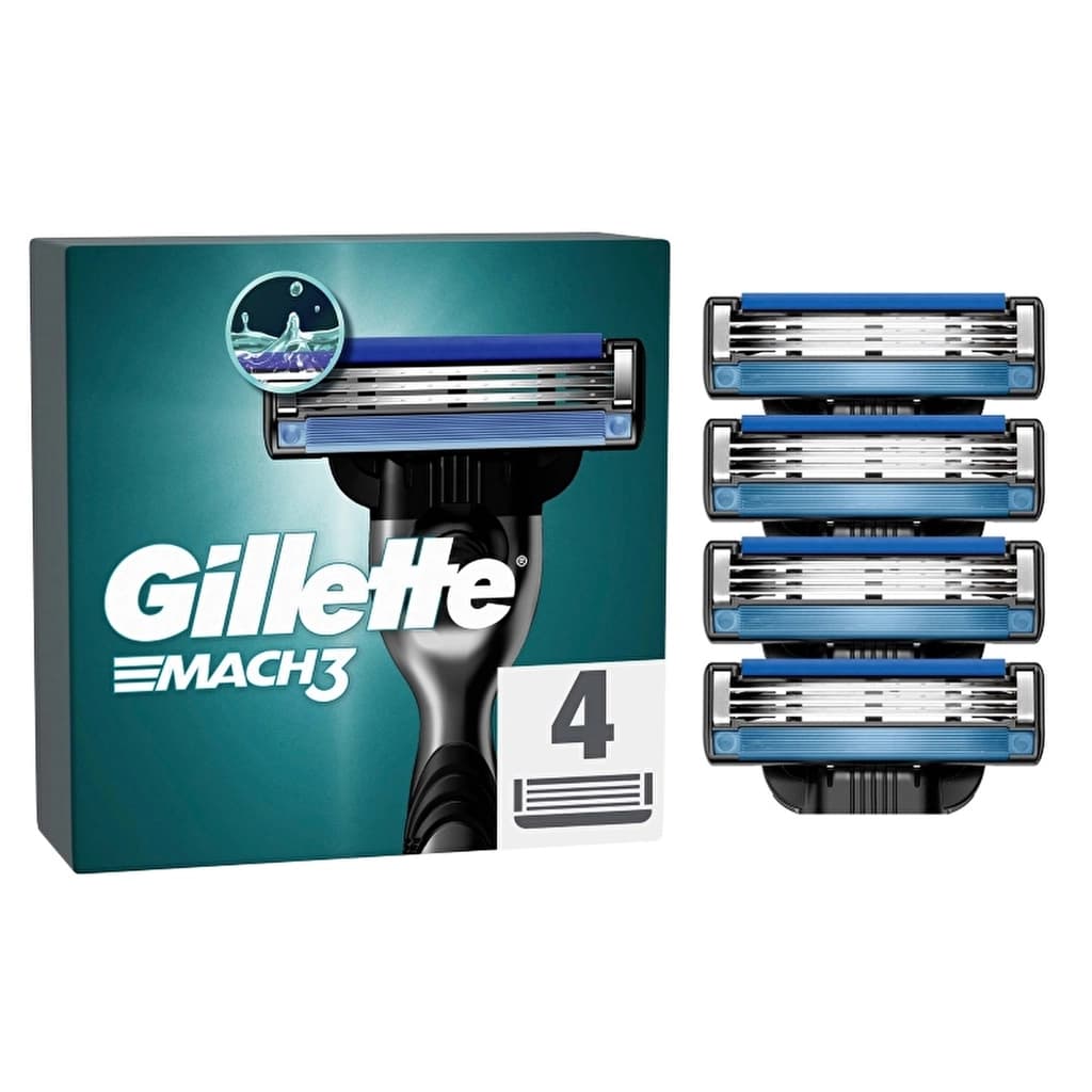 Gillette Gillette Mach3 Yedek Tıraş Bıçağı 4 Adet