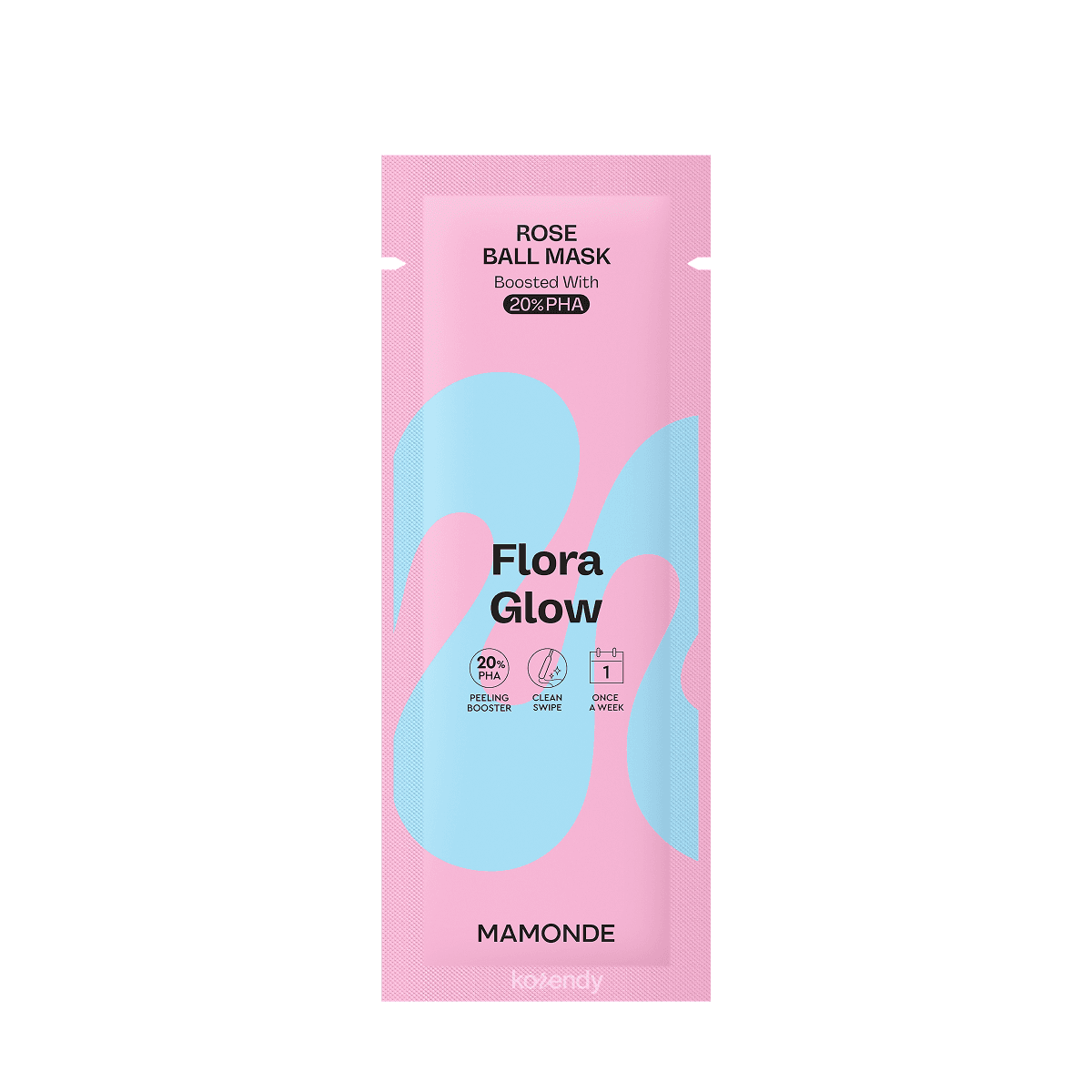 Flora Glow Rose Ball Mask (Doku Yenileyici ve Işıltı Verici %20 PHA & Gül PDRN İçeren Top Maske) 3.5ml