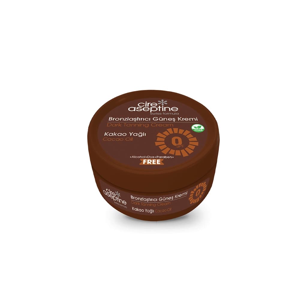Cire Aseptine Cire Aseptine Kakaolu Bronzlaştırıcı 0SPF Güneş Kremi 200 ml