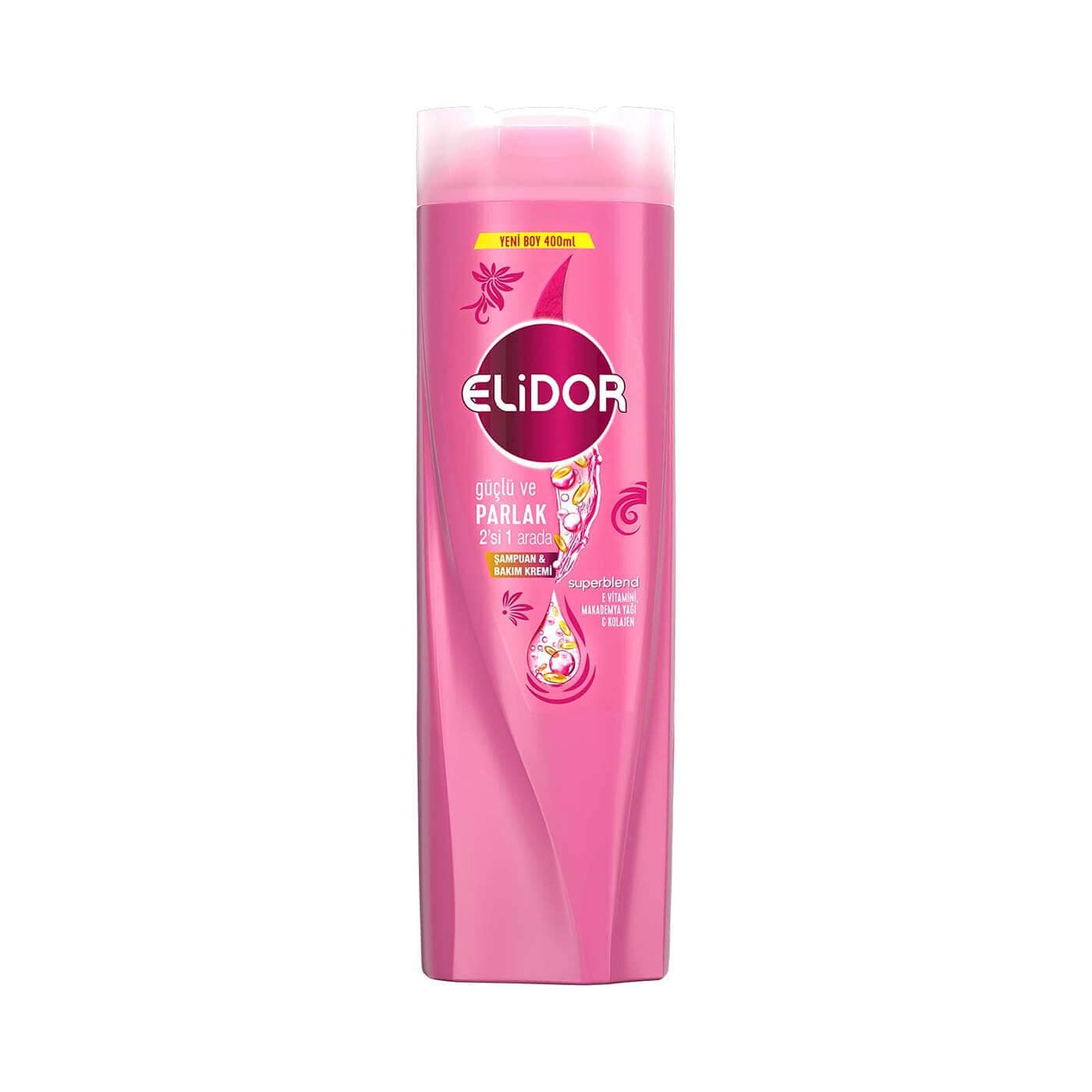 Elidor Elidor Şampuan ve Saç Bakım Kremi Güçlü ve Parlak 400 ml
