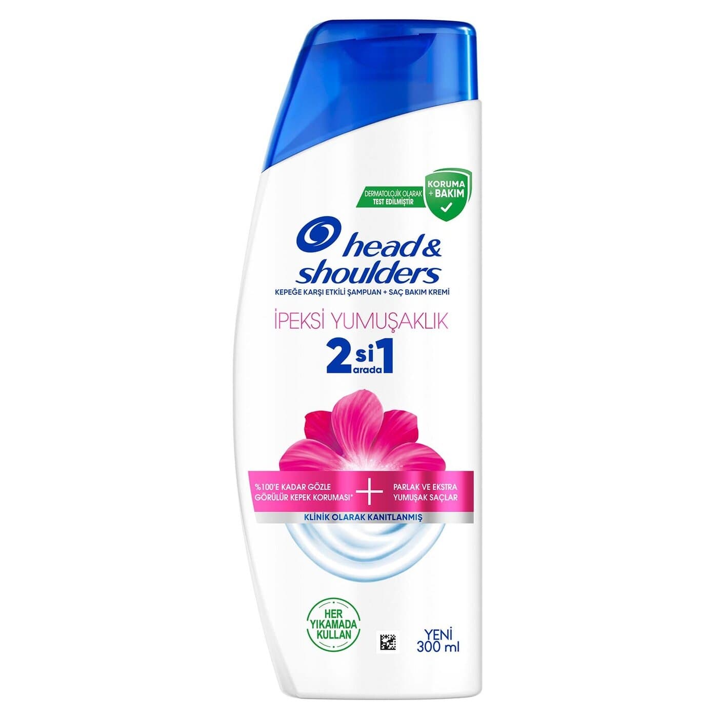 Head & Shoulders Head & Shoulders 2'si 1 Arada İpeksi Yumuşaklık Kepek Karşıtı Şampuan 300 ml