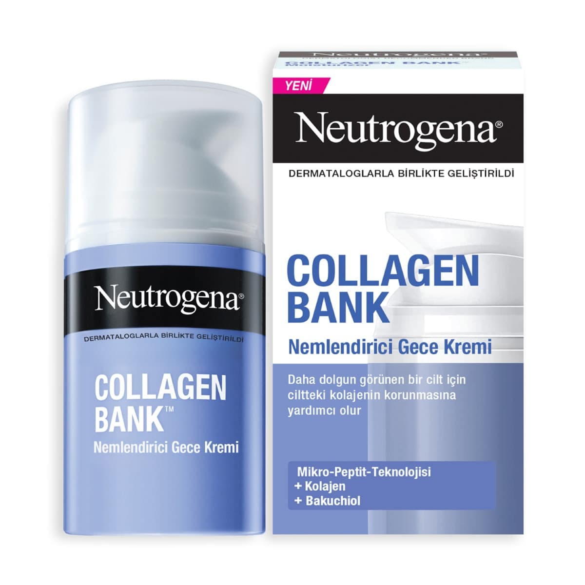 Neutrogena Neutrogena Collagen Bank Nemlendirici Gece Kremi 50 ml
