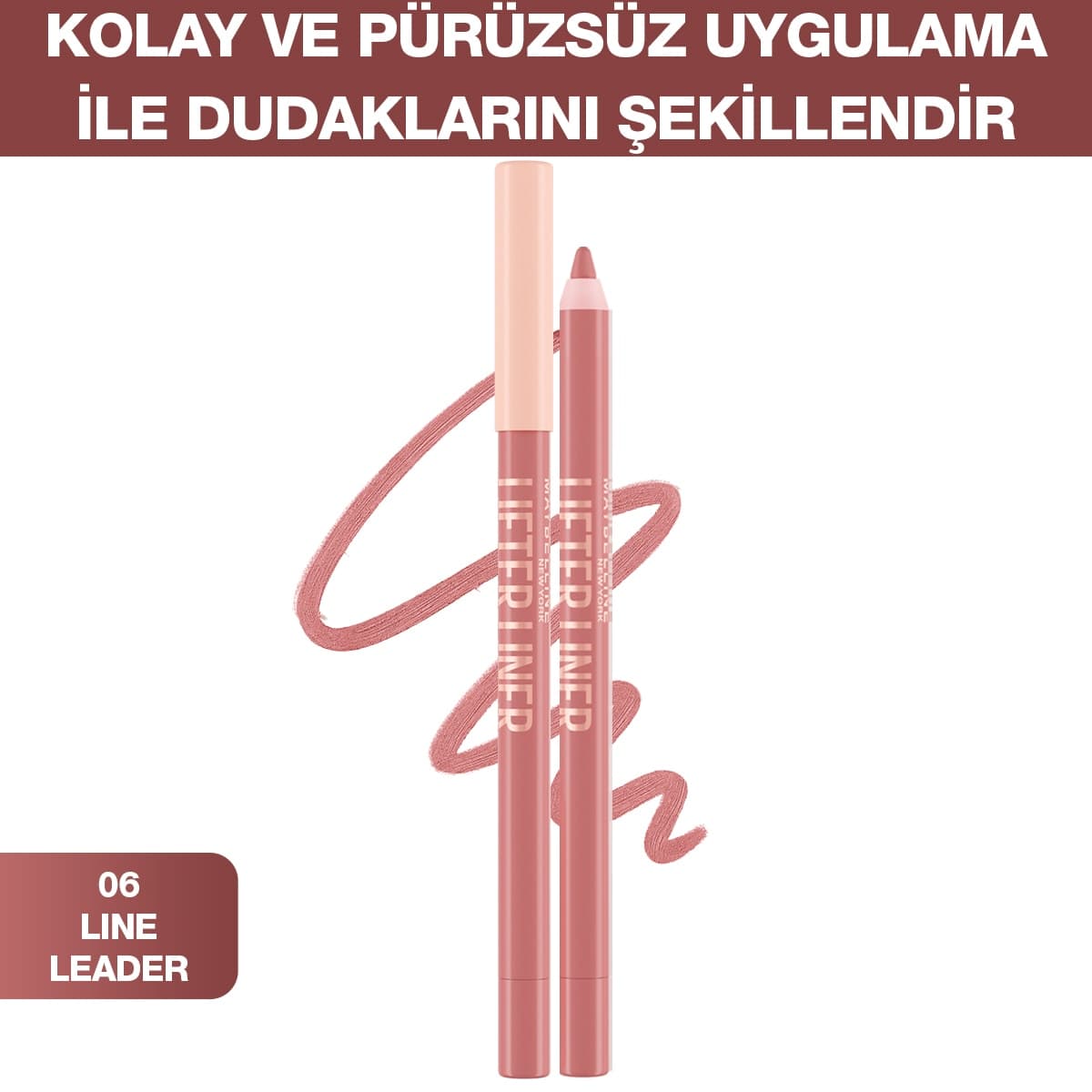 Maybelline New York Maybelline Lifter Liner Dudak Kalemi 06 Line Leader