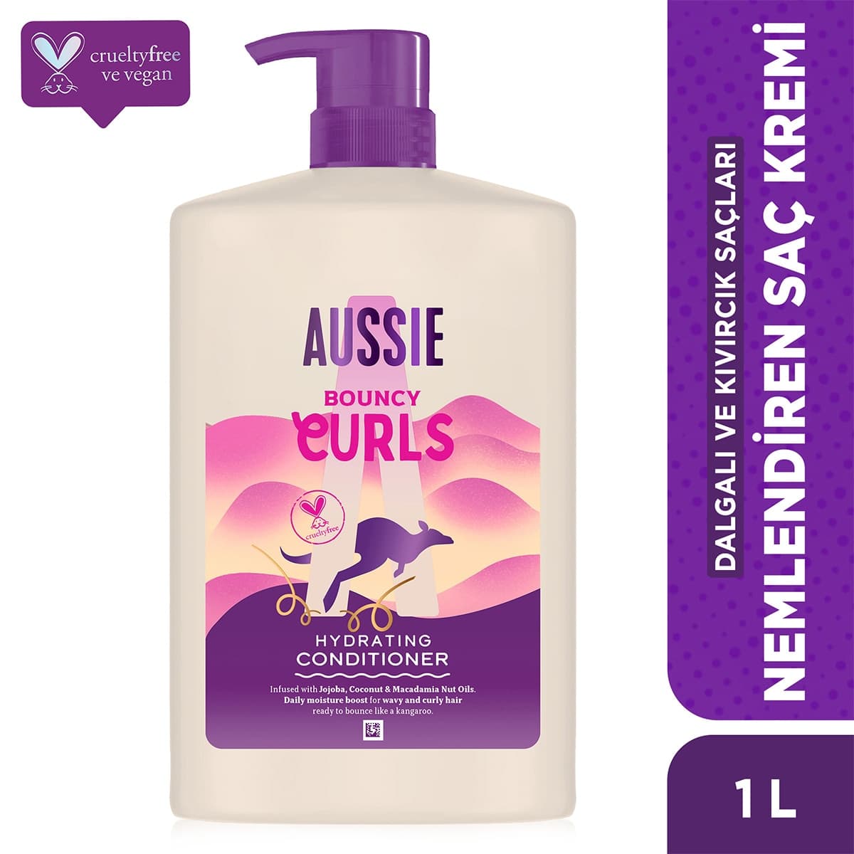 Aussie Aussie Bouncy Curls Nemlendiren Saç Kremi 1 lt