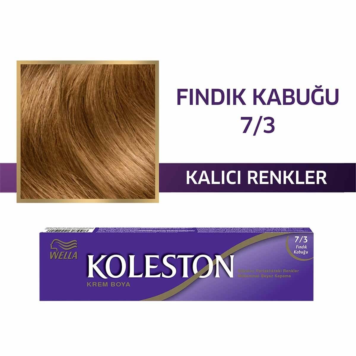 Koleston Tüp Wella Koleston Single Tüp Boya 7/3 Fındık Kabuğu
