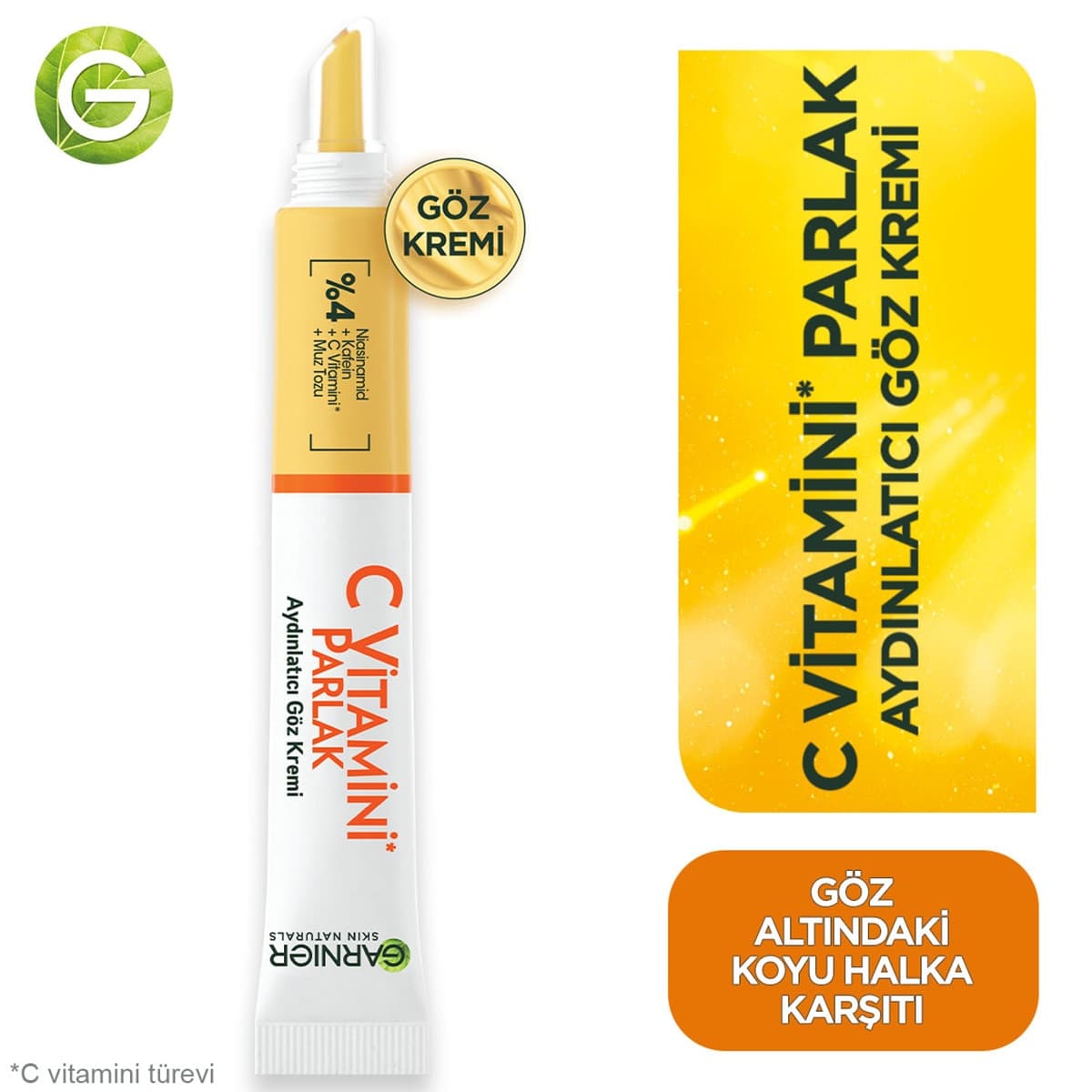 Garnier C Vitamini Parlak Aydınlatıcı Göz Kremi 15 ml