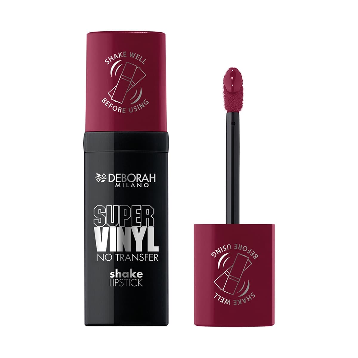 Deborah Deborah Super Vinyl Shake Ruj 06 Burgundy