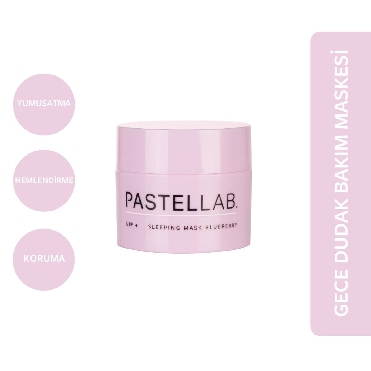 Pastellab Pastellab. Lip Sleeping Mask Dudak Bakım Maskesi Blueberry