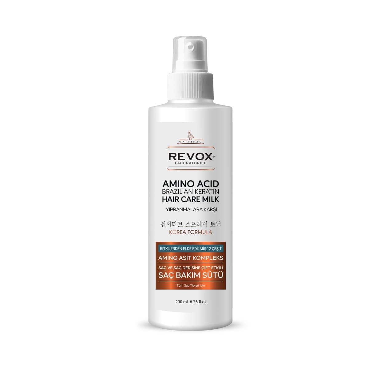 Revox Revox Amino Asit Brezilya Keratin Saç Bakım Sütü 200 ml