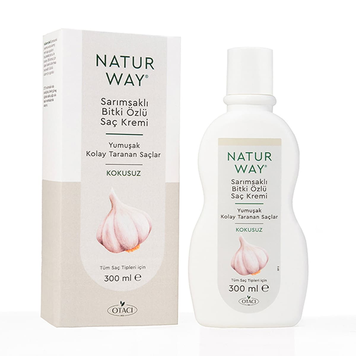 Naturway Saç Kremi Sarımsaklı Bitki Özlü 300 ml