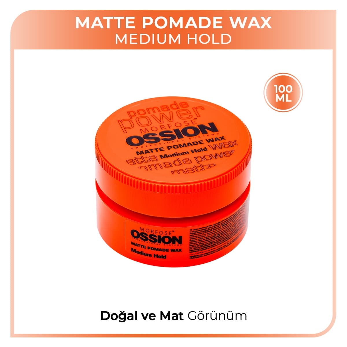 Morfose Morfose Ossion Mat Pomade Wax 100 ml