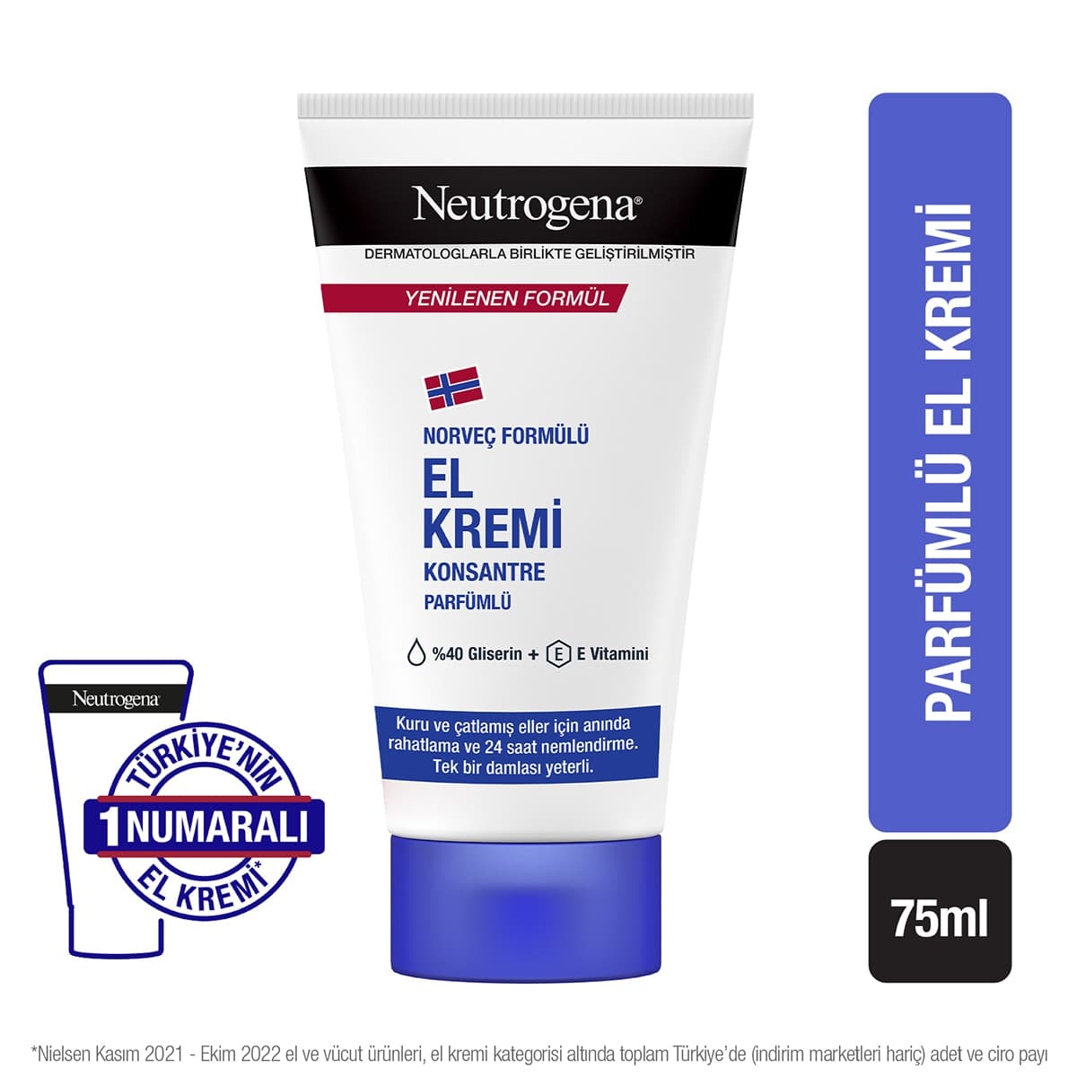 Neutrogena Neutrogena El Kremi Parfümlü 75 ml