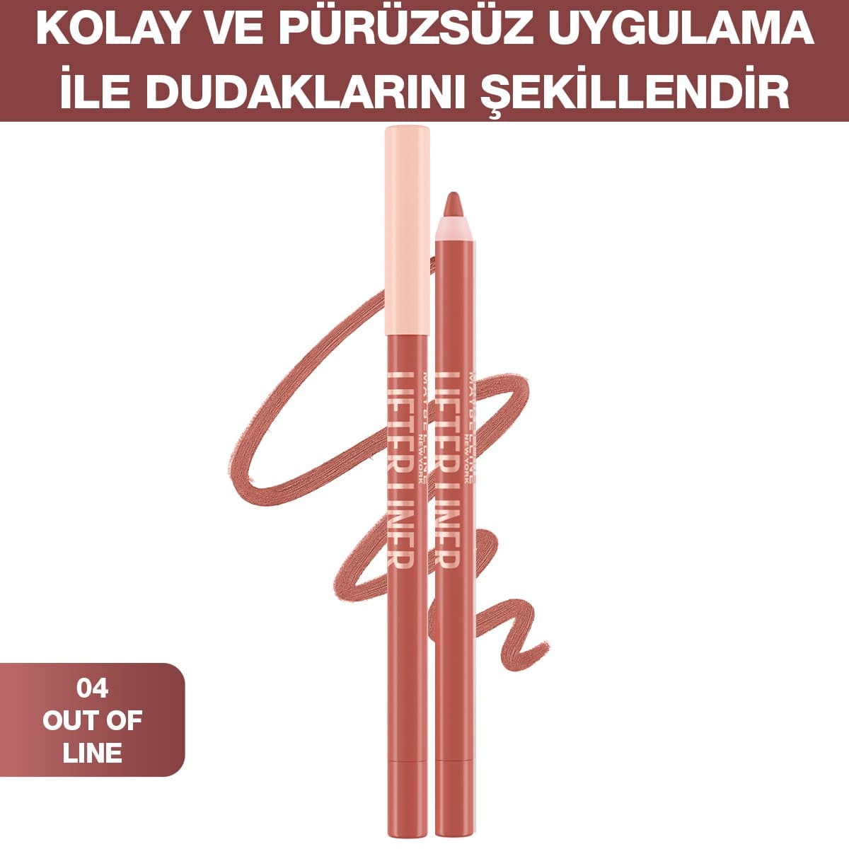 Maybelline New York Maybelline Lifter Liner Dudak Kalemi 04 Out Of Line